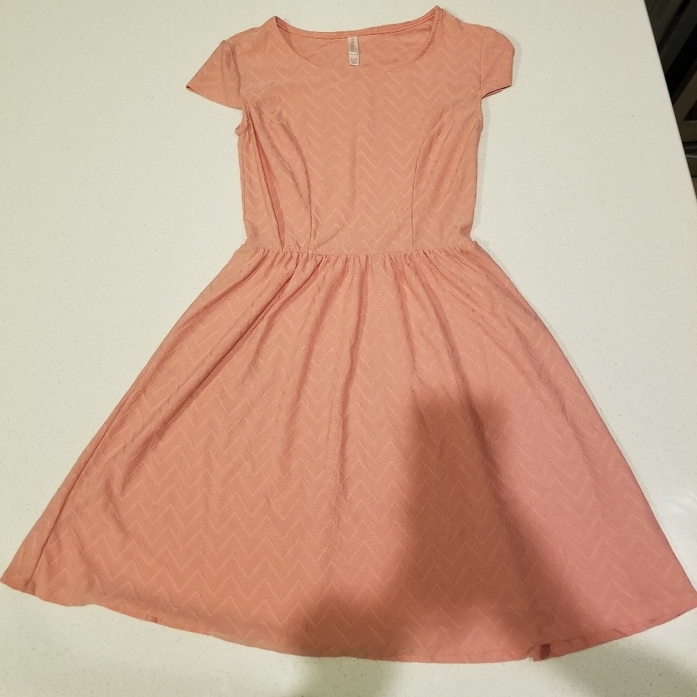Peach Dress